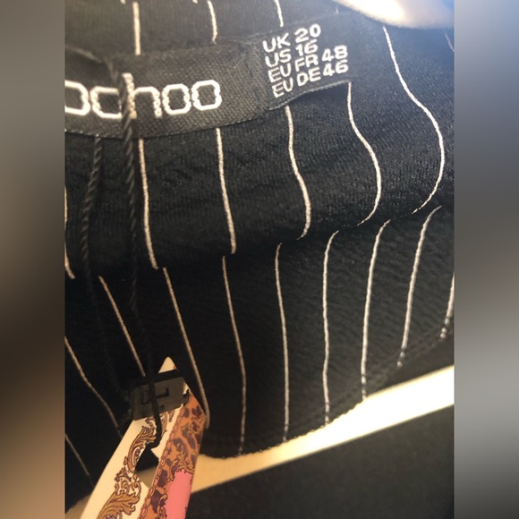 PINSTRIPE BELTED JACKET SIZE: 16 - Picture 6 of 12